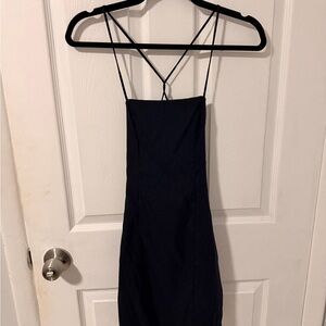Zara Black Backless Dress